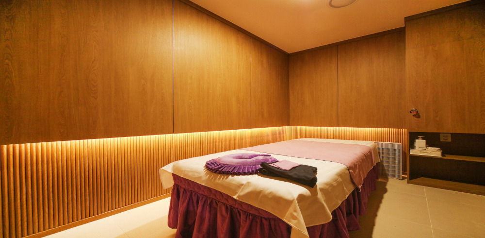 정자동 중국마사지 전문 황금손의 깔끔하고 정돈된 내부 전경