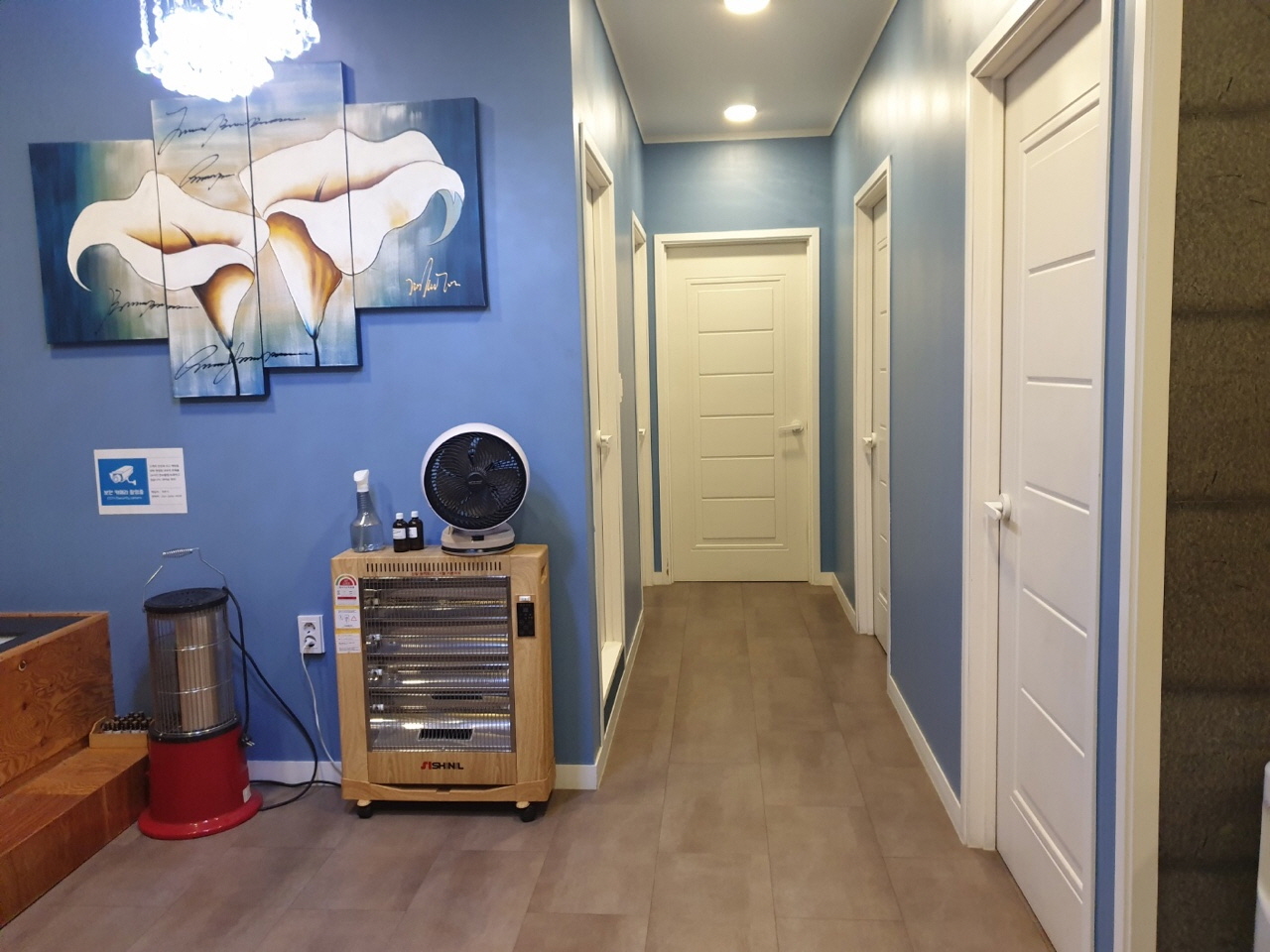 민락동 인근 한국관리사 마사지 전문 웰바디앤풋의 아늑한 내부 시설 안내