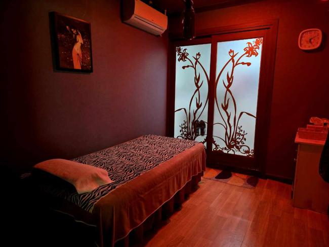 여서동 인근 태국관리사, 중국관리사 마사지 전문 황실마사지의 아늑한 내부 시설 안내