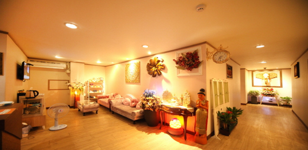 경찰병원역,오금역,개롱역,거여역 주변 태국마사지 추천 매장 황실타이마사지의 전체적인 인테리어 모습