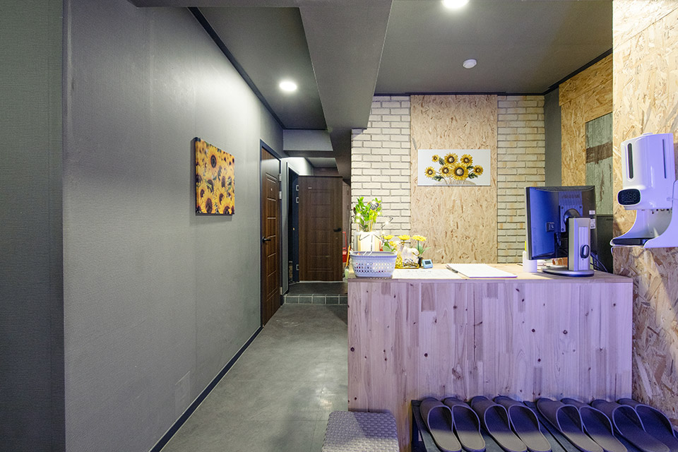 주안역,시민공원역 주변 스웨디시 추천 매장 나비테라피의 전체적인 인테리어 모습