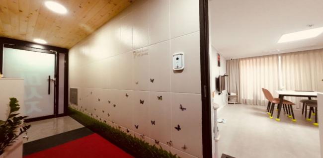 중국마사지 서비스가 제공되는 단구동 휴먼마사지 매장 내부 사진