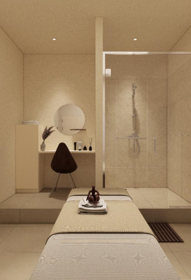 두정동 스웨디시 전문 티아라테라피의 깔끔하고 정돈된 내부 전경