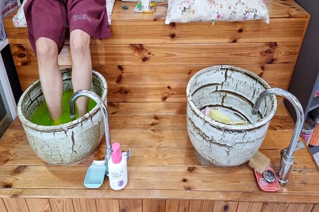 당감동에 위치한 아로마, 건식/스포츠, 풋케어, 1인샵, 뷰티/에스테틱 서비스 가능 정아로마 시설