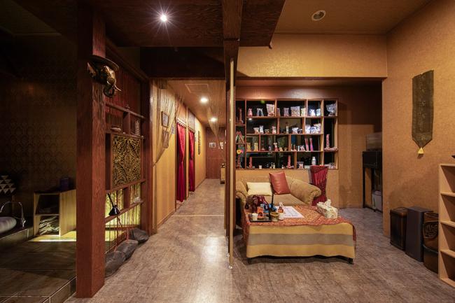 주변 태국마사지 추천 매장 마사지만합니다의 전체적인 인테리어 모습