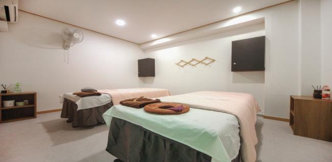 금천구청역 주변 한국마사지 추천 매장 슈필라움마사지의 전체적인 인테리어 모습