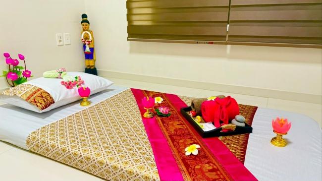 구래동 태국마사지 전문 홍테라피의 깔끔하고 정돈된 내부 전경