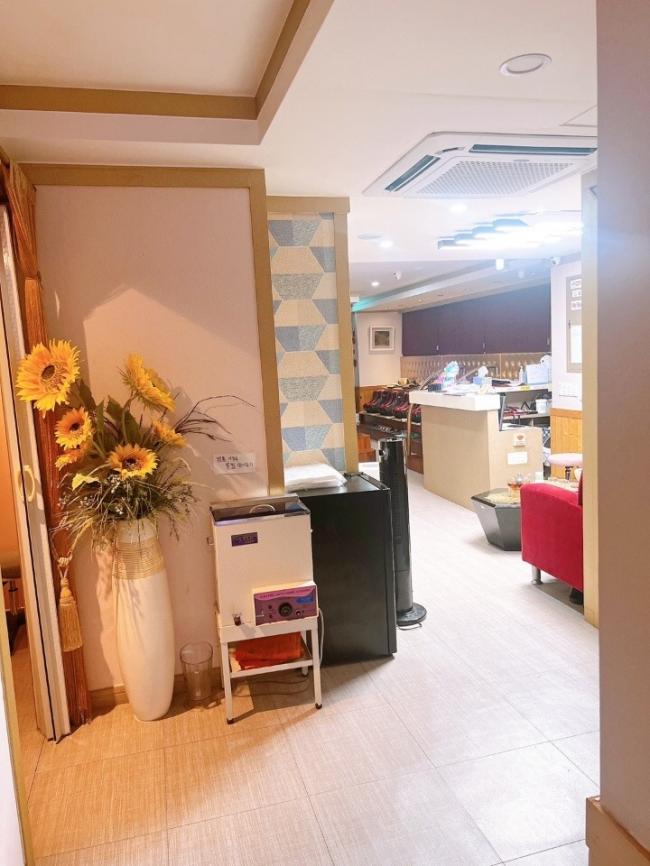 자갈치역,남포역,중앙역 인근 마사지 잘하는 곳 하나비테라피 청결하게 관리된 내부 시설