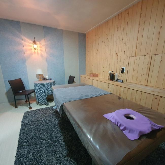 스웨디시 관리 전문 마사지 매장 CU테라피 내부 공간