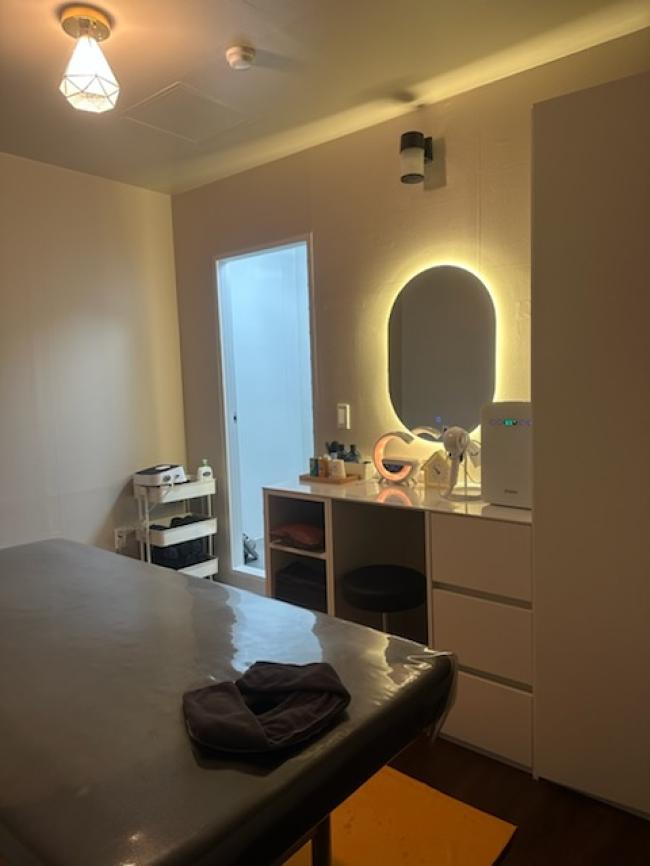 반곡동 인근 한국관리사 마사지 전문 주얼리테라피의 아늑한 내부 시설 안내