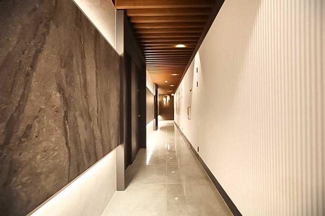 삼동 태국관리사 마사지샵 더타이의 쾌적한 관리실 내부 모습