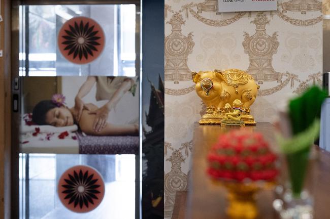 계명대역 인근 태국관리사 마사지 전문 정타이의 아늑한 내부 시설 안내