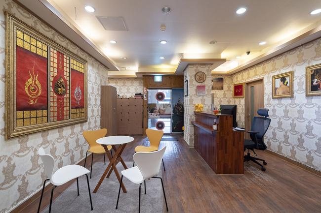 호산동 태국마사지 전문 정타이의 깔끔하고 정돈된 내부 전경