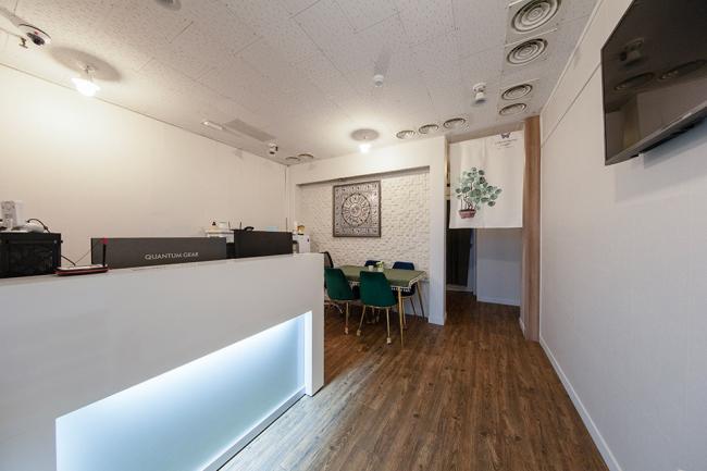 한국마사지 서비스가 제공되는 송우리 섬섬옥수 매장 내부 사진