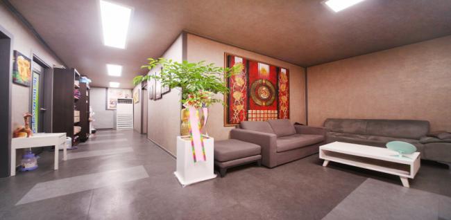 태국마사지 서비스가 제공되는 양근리 더타이샾 매장 내부 사진