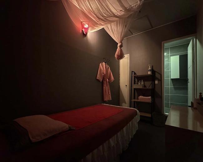 한국마사지 서비스가 제공되는 새솔동 설탕마사지 매장 내부 사진