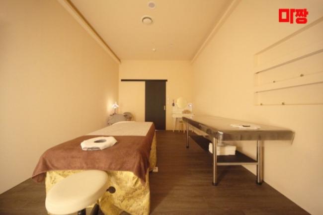 호매실동 인근 한국관리사 마사지 전문 소담테라피의 아늑한 내부 시설 안내