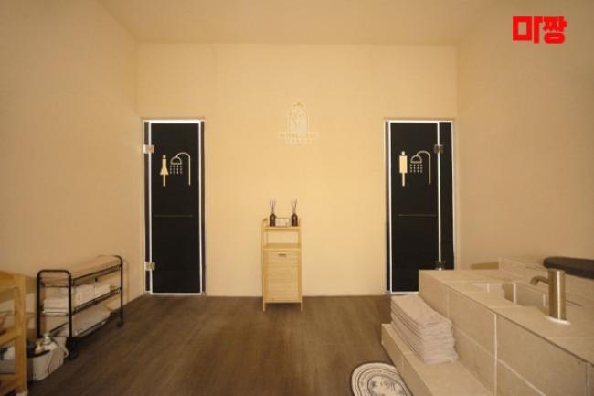 스웨디시 서비스가 제공되는 호매실동 소담테라피 매장 내부 사진