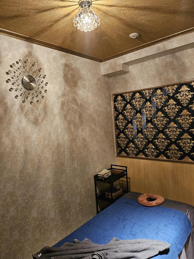 부평동2가 한국관리사 마사지샵 강남아로마의 쾌적한 관리실 내부 모습