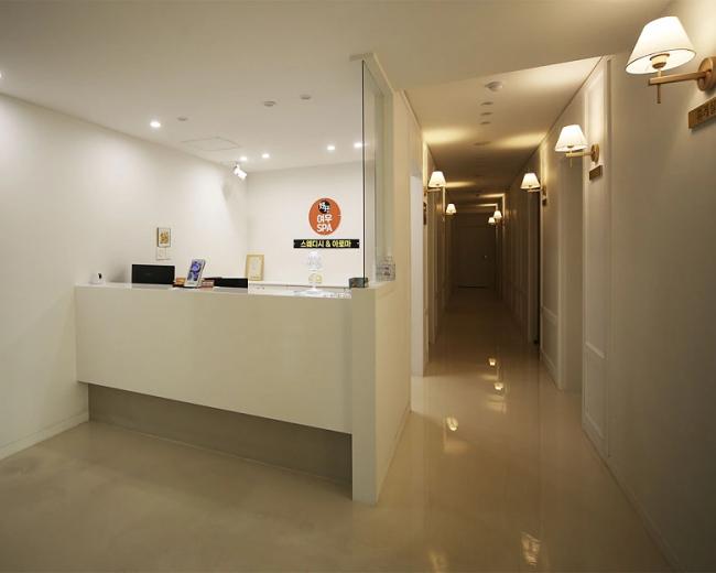 한국마사지 관리 전문 마사지 매장 여우스파 내부 공간