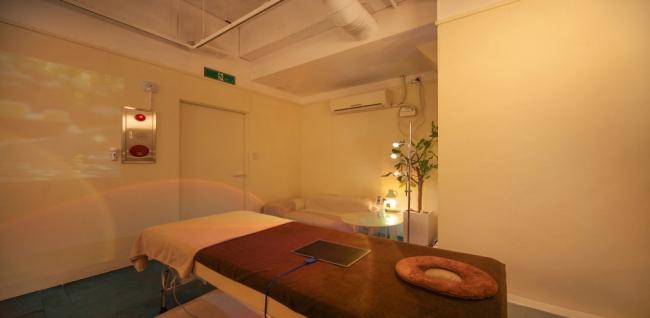 장산역,중동역 주변 한국마사지 추천 매장 글로우케이의 전체적인 인테리어 모습