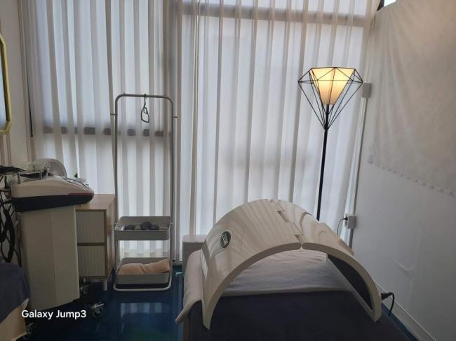 평택동 한국관리사 마사지샵 예손바디케어의 쾌적한 관리실 내부 모습
