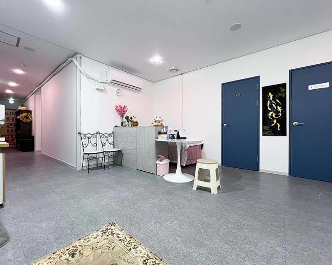 두호동 인근 한국관리사, 중국관리사 마사지 전문 황금약손마사지의 아늑한 내부 시설 안내