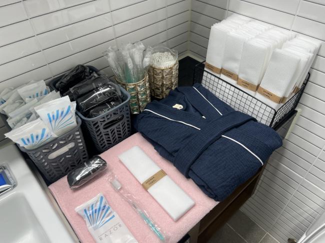 태국마사지 서비스가 제공되는 광안동 손타이&아로마 매장 내부 사진