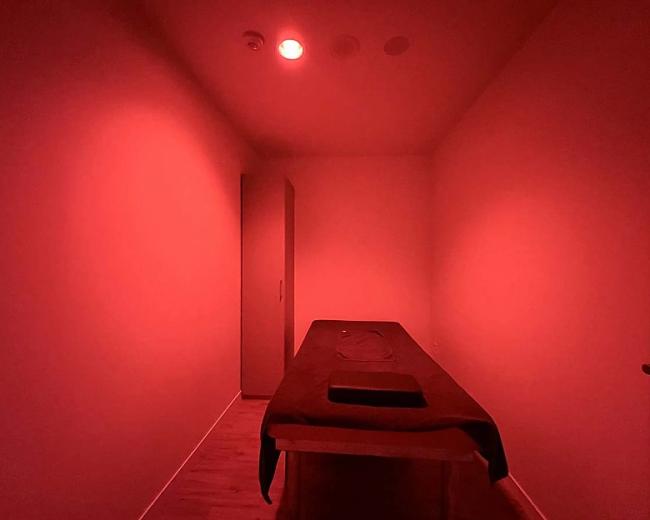 중국마사지 서비스가 제공되는 장성동 하이테라피 매장 내부 사진