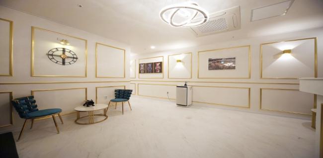 옥정동 한국마사지 전문 비타민스웨디시의 깔끔하고 정돈된 내부 전경