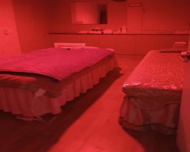 태국마사지 서비스가 제공되는 온천동 힐링아로마 매장 내부 사진