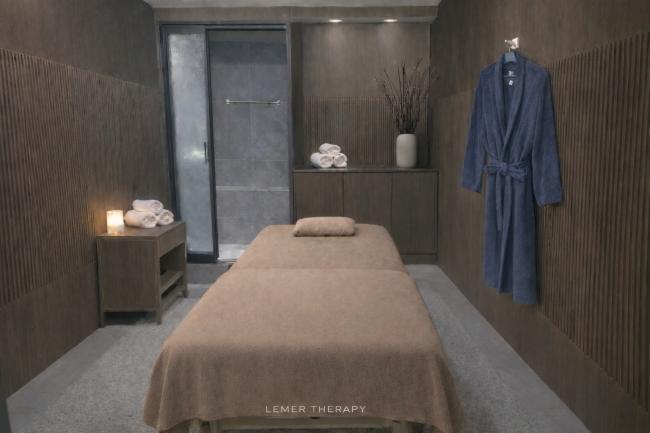 대치동 한국관리사 마사지샵 르메르테라피의 쾌적한 관리실 내부 모습