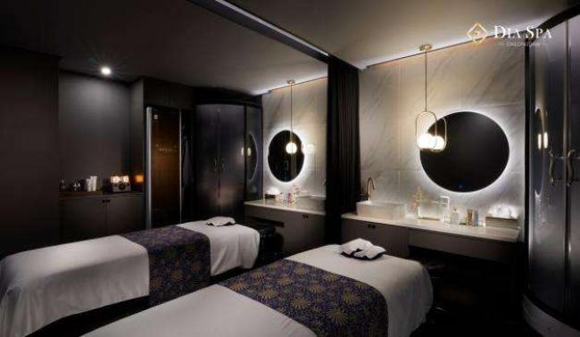 청담동 한국관리사 마사지샵 아리아스파의 쾌적한 관리실 내부 모습