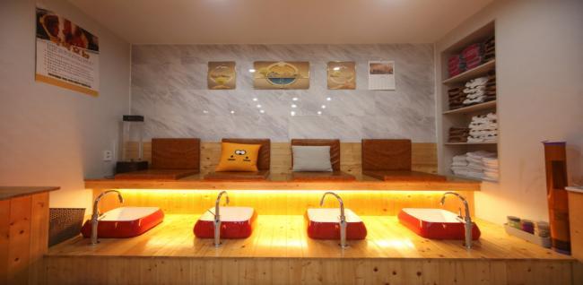 선부동 중국관리사 마사지샵 휴바디케어의 쾌적한 관리실 내부 모습