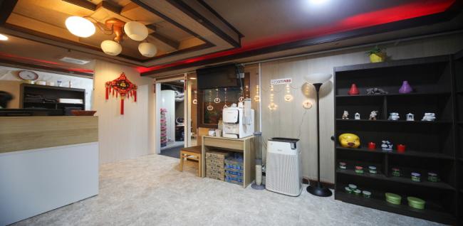 덕풍동 인근 중국관리사 마사지 전문 바디앤풋샵의 아늑한 내부 시설 안내