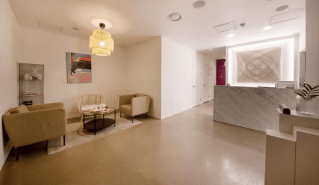 스웨디시 서비스가 제공되는 장항동 36.5 테라피 매장 내부 사진