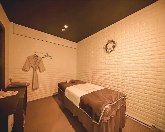 주변 한국마사지 추천 매장 산림마사지의 전체적인 인테리어 모습