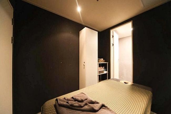 연산동 한국관리사, 중국관리사 마사지샵 화요테라피의 쾌적한 관리실 내부 모습