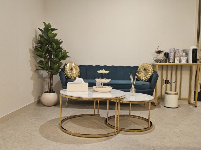 장항동 한국관리사, 남자관리사 마사지샵 숲테라피(여성전용)의 쾌적한 관리실 내부 모습