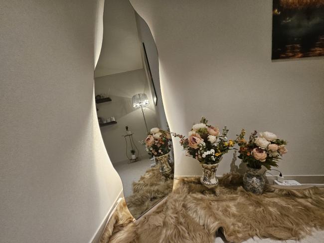 장항동 한국관리사, 남자관리사 마사지샵 숲테라피(여성전용)의 쾌적한 관리실 내부 모습