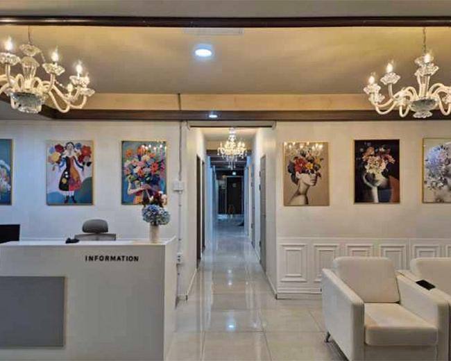 대잠동 한국마사지 전문 퀸테라피의 깔끔하고 정돈된 내부 전경