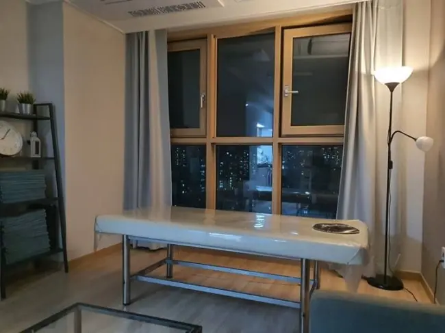 정자역 인근 한국관리사 마사지 전문 1인샵 베이글의 아늑한 내부 시설 안내