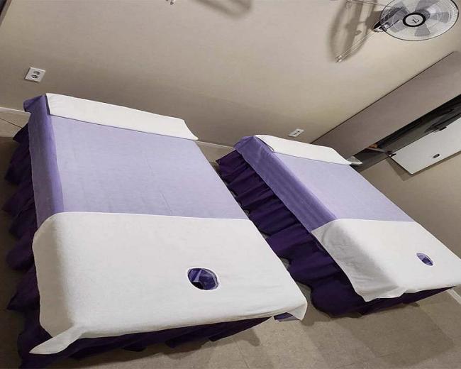 간석동 중국마사지 전문 베이징발관리의 깔끔하고 정돈된 내부 전경