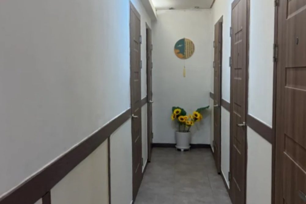 오류동 중국관리사 마사지샵 웰빙중국마사지의 쾌적한 관리실 내부 모습