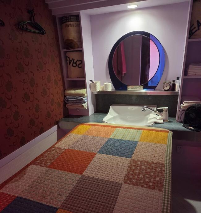 한국마사지 서비스가 제공되는 상계동 유림 매장 내부 사진