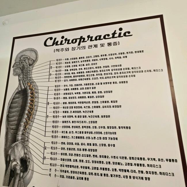 만정리 한국관리사 마사지샵 약손김사부마사지의 쾌적한 관리실 내부 모습