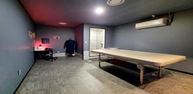 스웨디시 서비스가 제공되는 옥동 바닐라스웨디시 매장 내부 사진