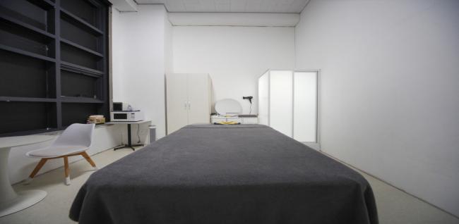 고덕동 한국관리사 마사지샵 라라뷰티의 쾌적한 관리실 내부 모습