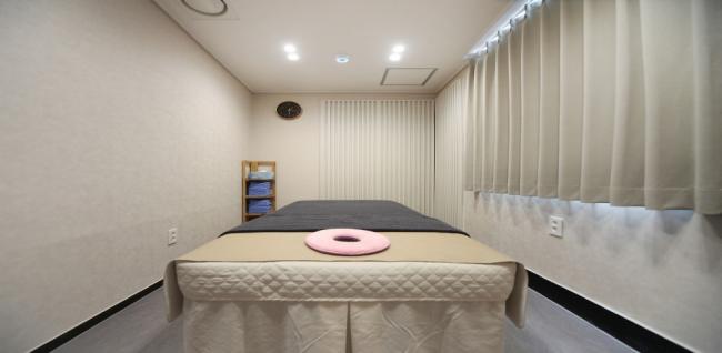 방배동 중국관리사 마사지샵 드림풋앤바디의 쾌적한 관리실 내부 모습