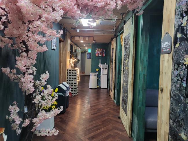 주안역,시민공원역 인근 한국관리사 마사지 전문 블라썸테라피의 아늑한 내부 시설 안내